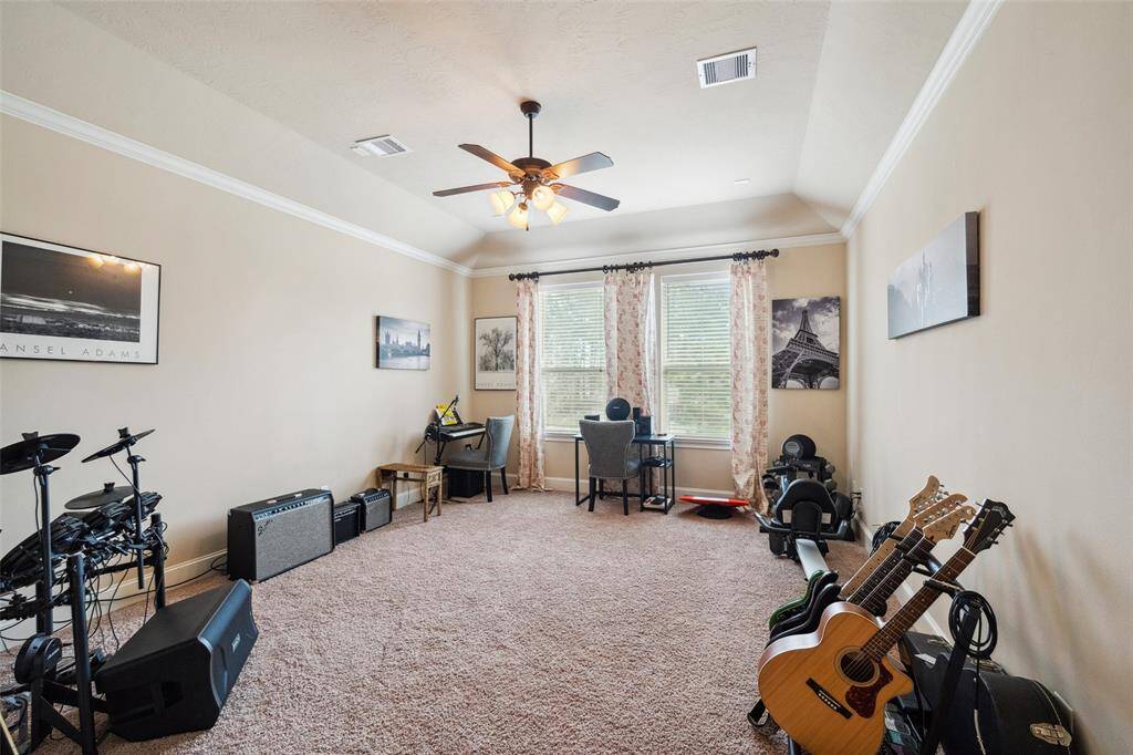 Gameroom; music room or whatever suits your needs.