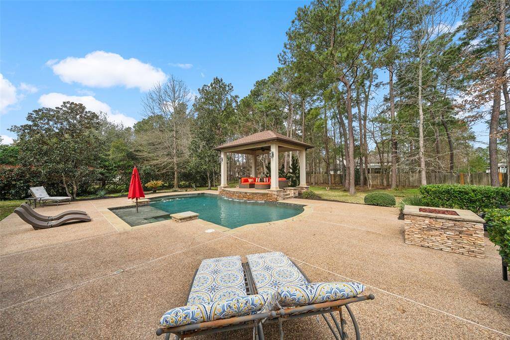 Step into this oasis and enjoy the pool; pavilion; firepit and massive backyard!