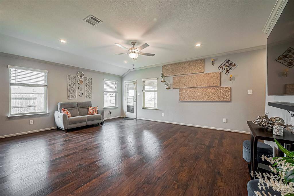 This is another view of the beautiful family room.