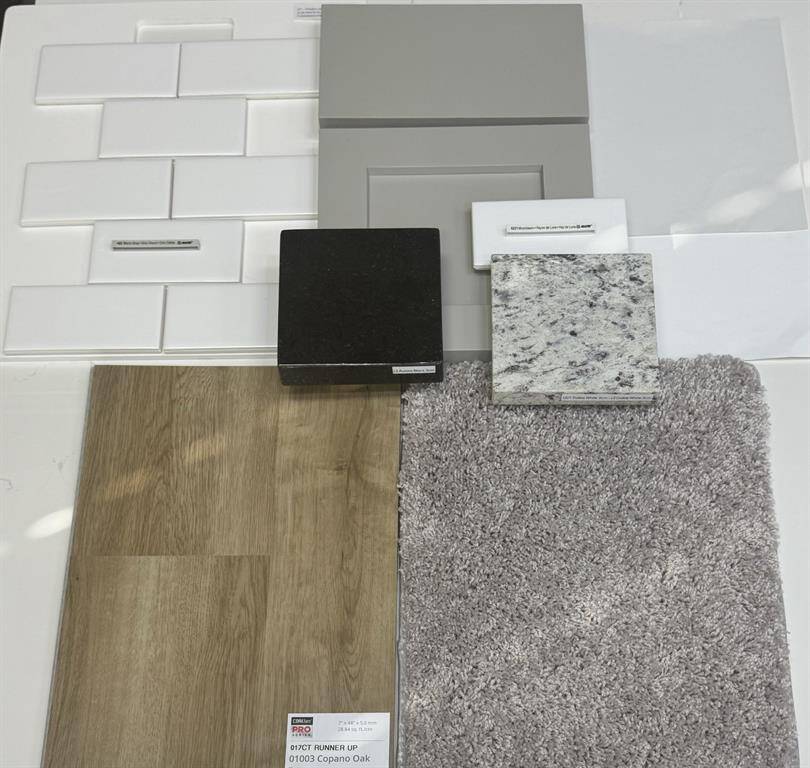 Final interior selections for 4008 Baja Lane.