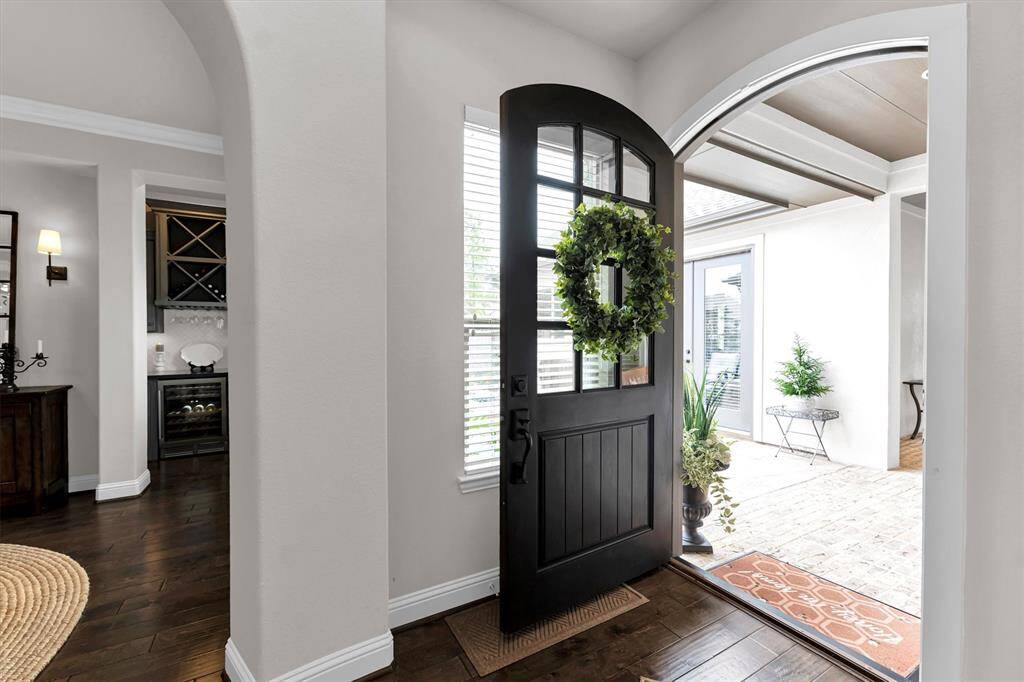 Front door entry to main house