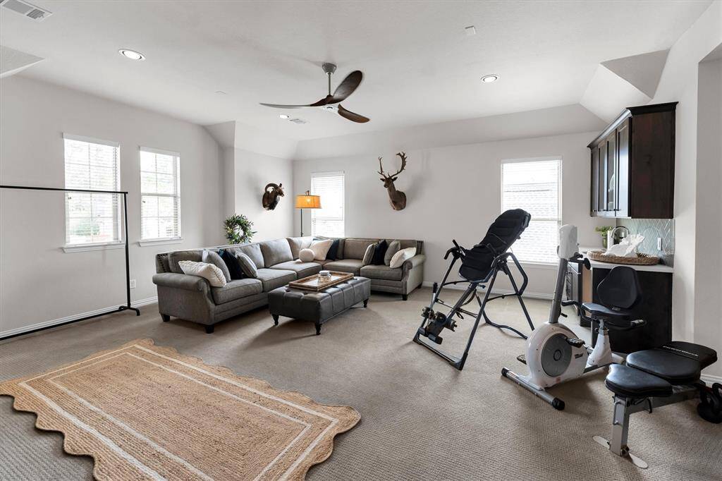 Upstairs Game room in main house