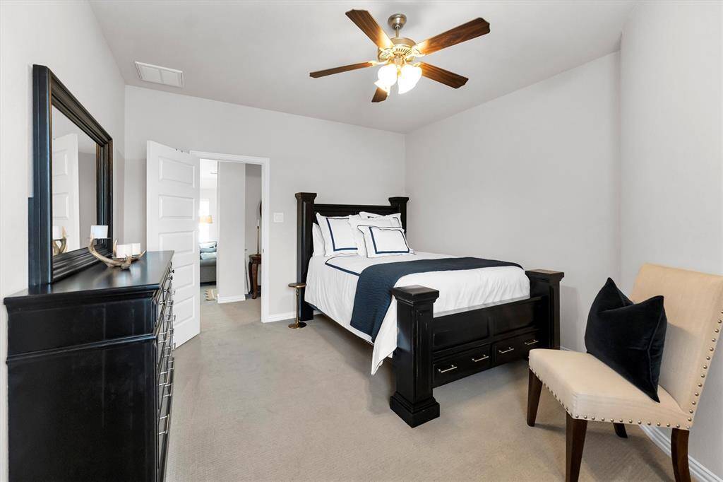 3rd bedroom on the property located upstairs of main house