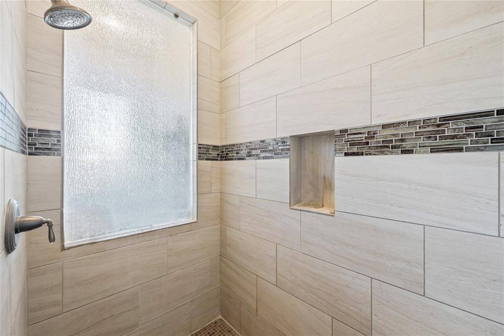 Oversized shower & huge 2 story primary closet!