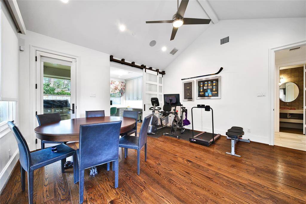Extra flex room perfect for a workout room, playroom, or additional bedroom.