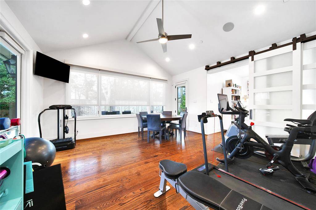 Extra flex room perfect for a workout room, playroom, or additional bedroom.