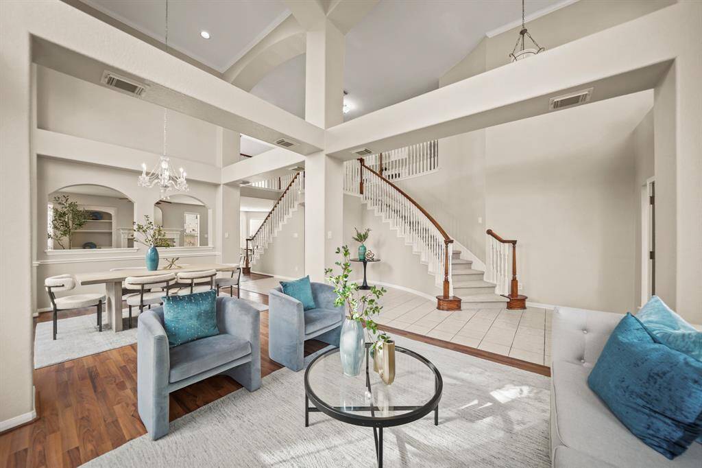 This home has lots of architectural features that add interest. The formal living room gives you additional space for entertaining.