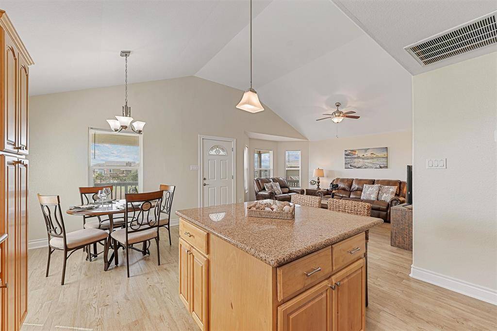 Vaulted ceiling