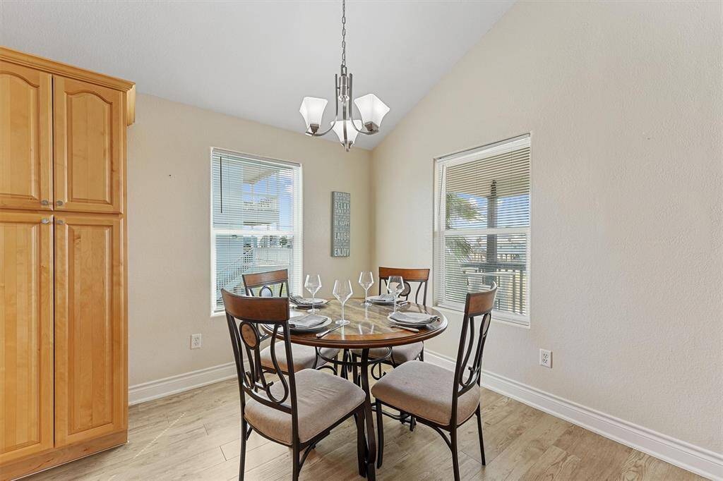 Natural light in each room due to space and privacy from neighbors.