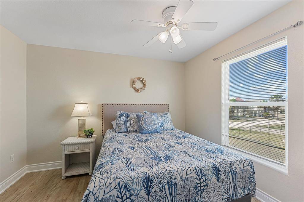 Bedroom off the living room