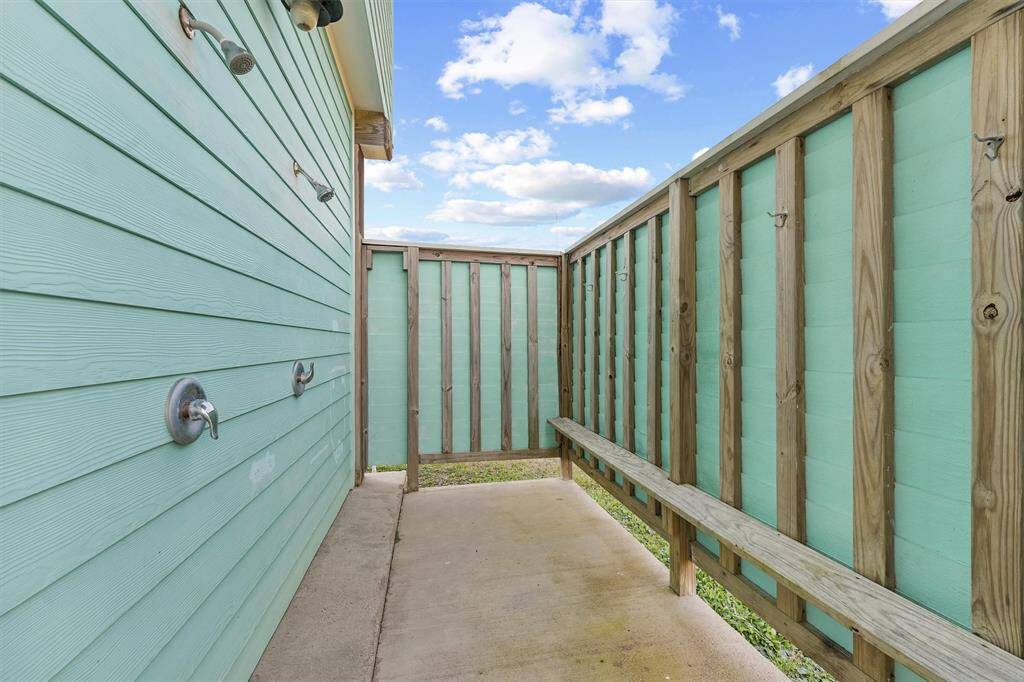 Double Outdoor Shower you could enclose for more privacy to enjoy the elements.