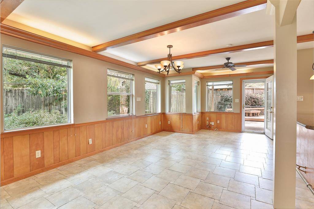 Look at this space!  Breakfast area with wonderful insulated windows!