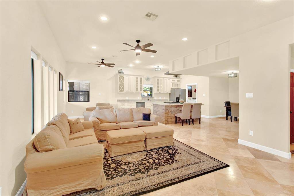Another View Of The Dining-Living-Kitchen Area