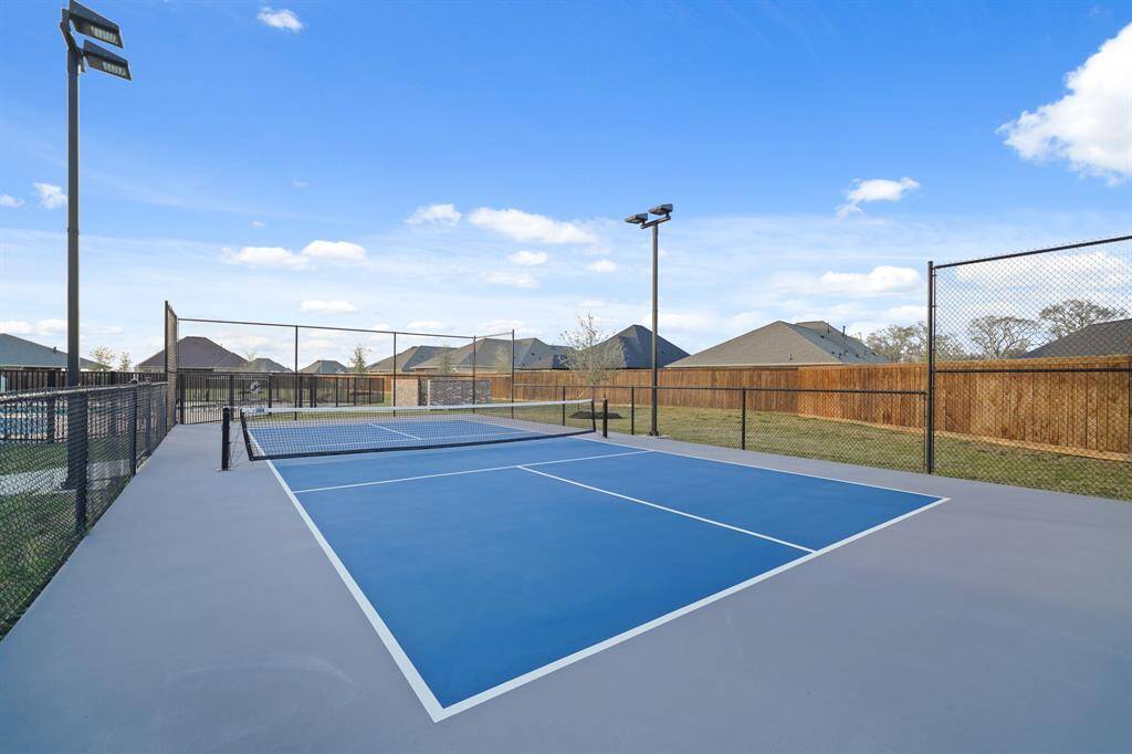 Serenity's private pickleball courts.