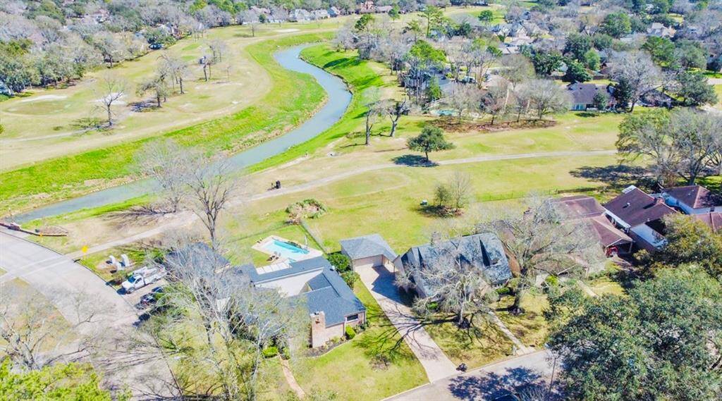 Aerial view of 7214 Halfpenny from the front. It is the second home on the right!