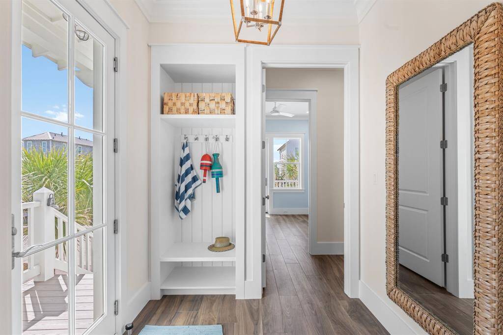 Entry Foyer with bench area