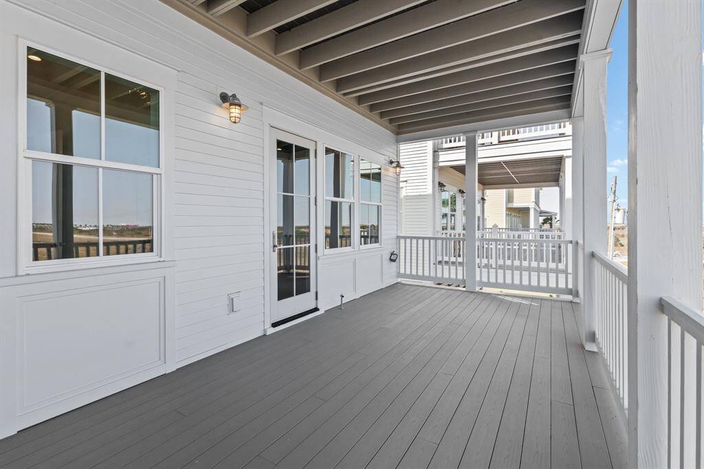Additional view of private porch off Primary Suite.