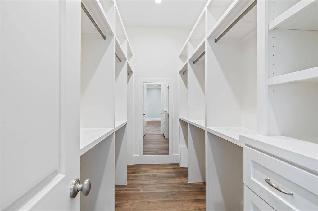 Primary walk-in closet