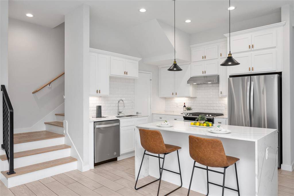 Kitchen Island is the perfect spot to grab a quick meal or gather with friends and family.