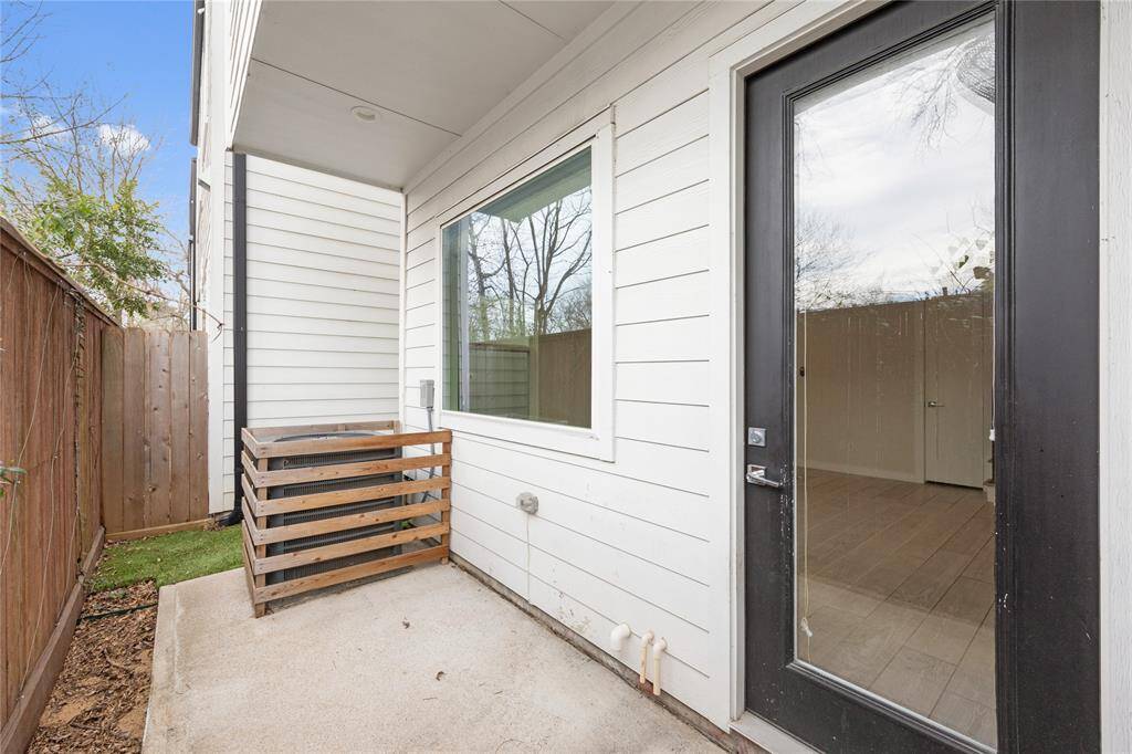 Covered Patio is the perfect spot to enjoy an adult beverage as your fur or human baby roams around.