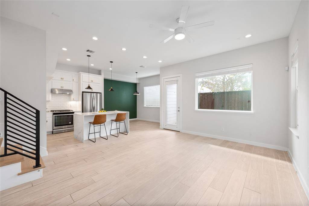 View of the spacious living area...on the highly desirable floor plan of 1st floor living area!