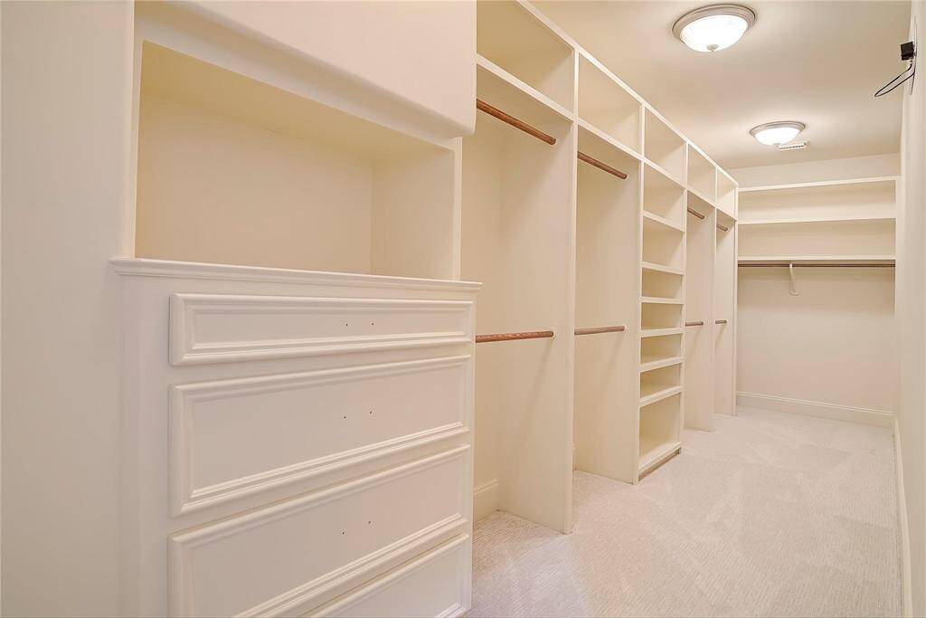 Large walk-in closet.