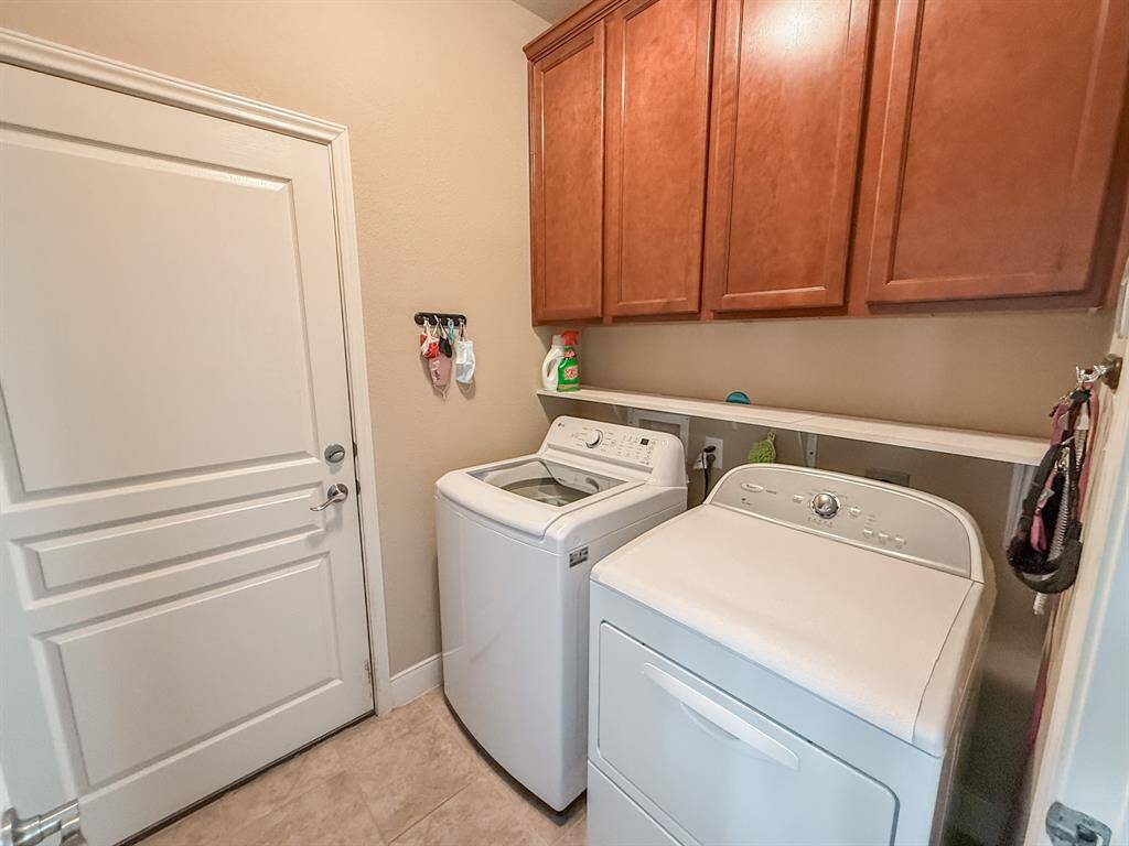 The laundry room