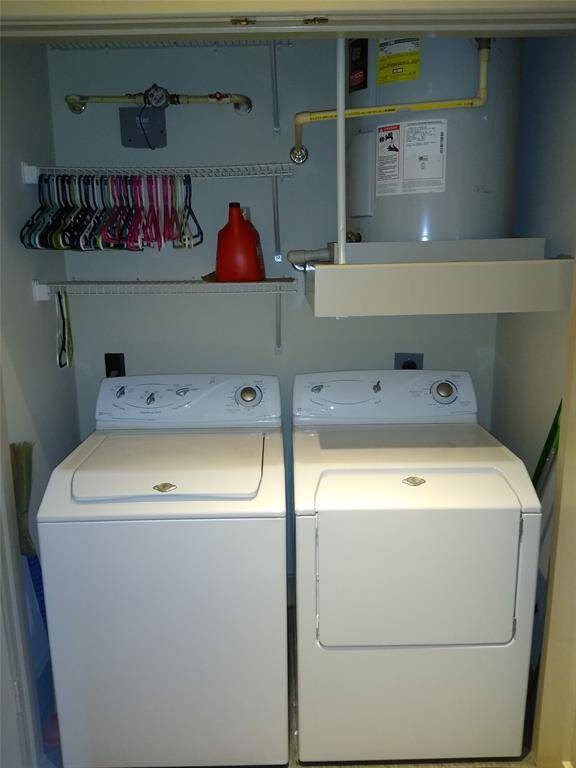 Full size washer & dryer included