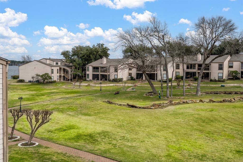 A view of the walking trails around the community.
