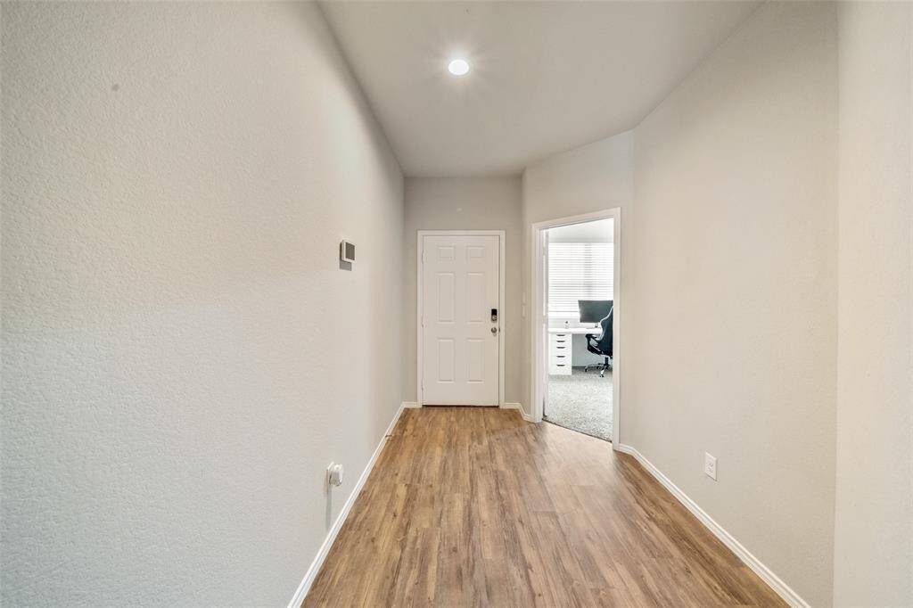 High ceiling in entry foyer