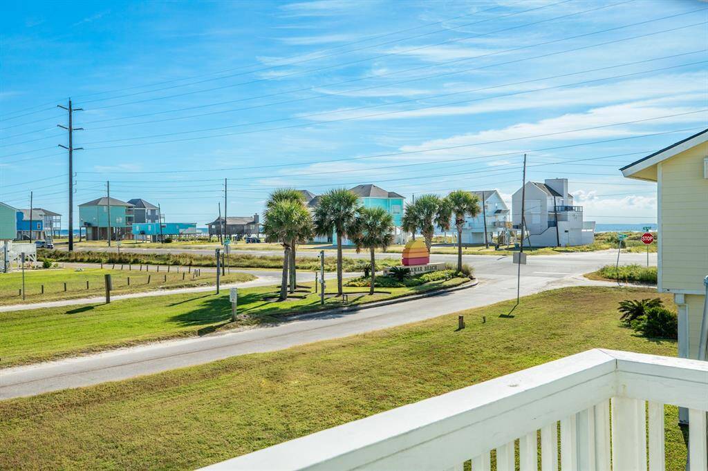 View of the gulf and Terramar entrance from the front deck.