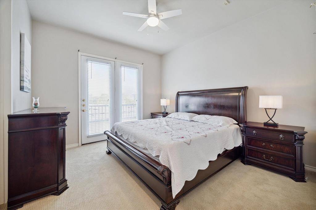 Bright and inviting bedroom with lots of natural light