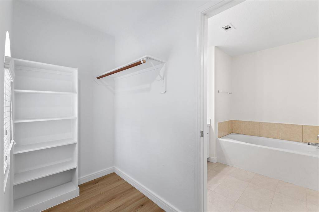 Primary walk in closet