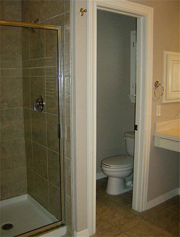 Master walk-in shower
