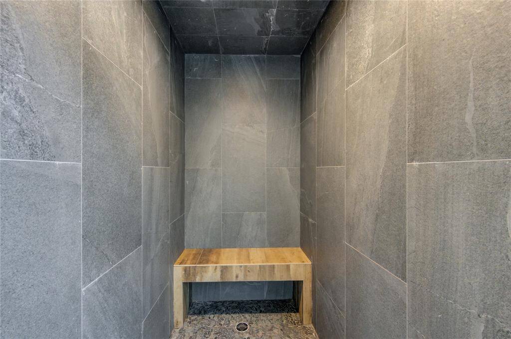 CUSTOM STEAM SAUNA IN MASTER BATH