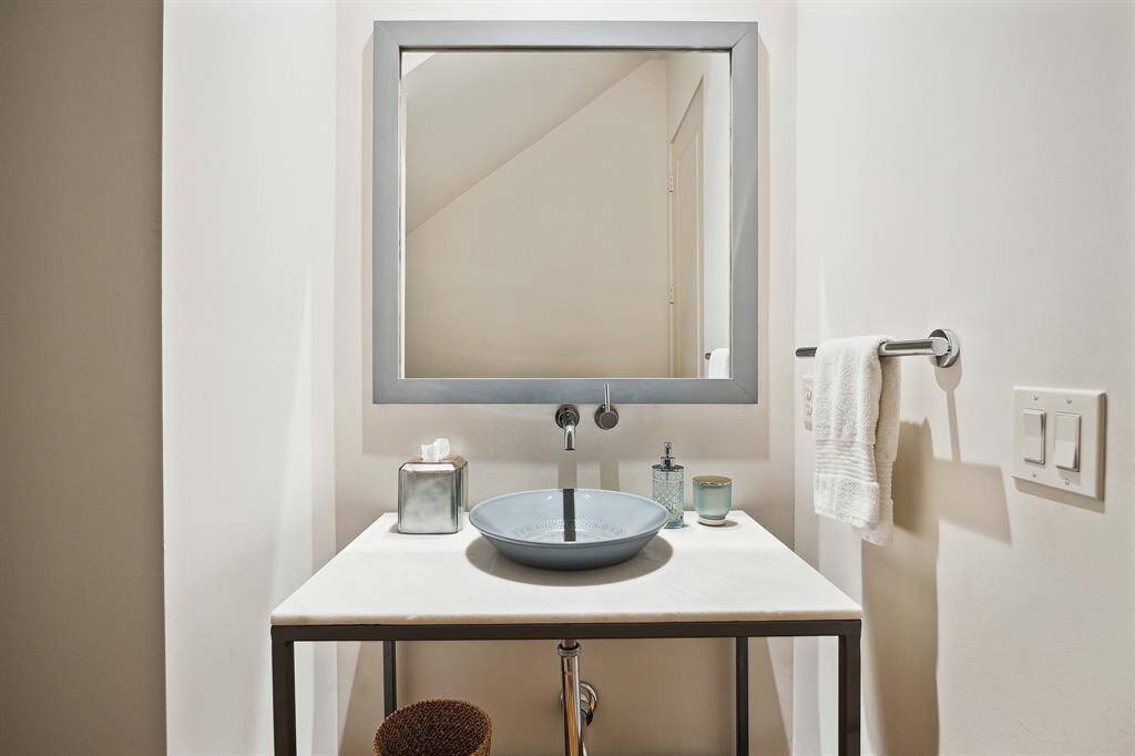 Downstairs powder bath