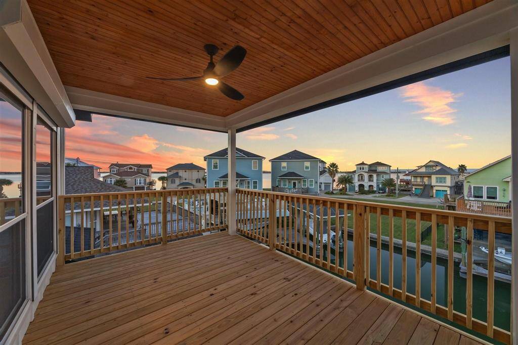 Private deck from the primary bedroom.
