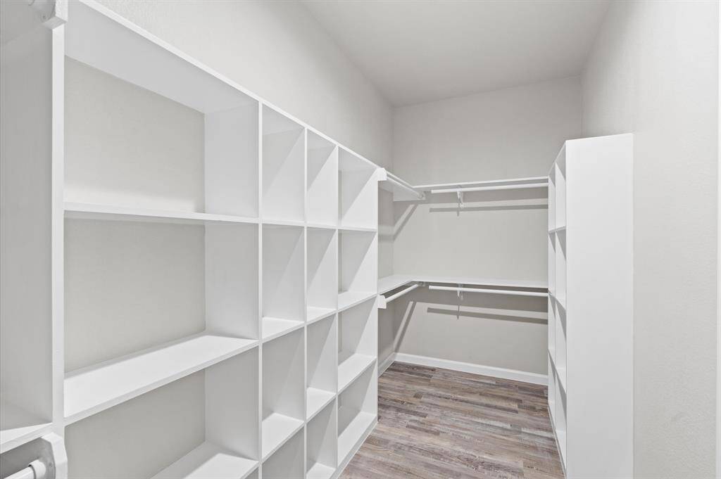 Primary closet.