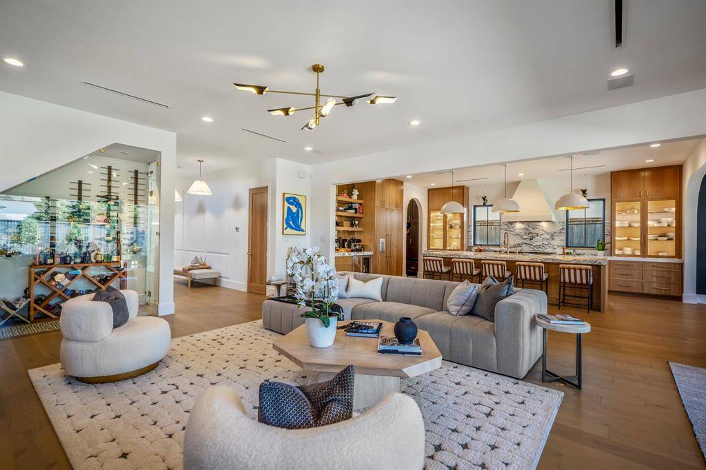 Views from your great room include a private wine storage closet (not temperature controlled).