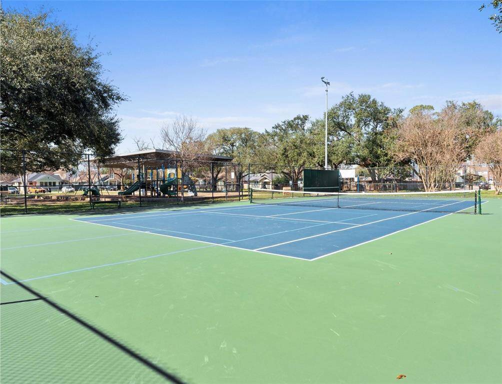 Welcome to Halbert Park, a hidden gem in the center of Sunset Heights! Less than 500 ft from 203 E 24th Street! Featuring a tennis court, two basketball courts, two play sets, ample parking and beautiful trees.