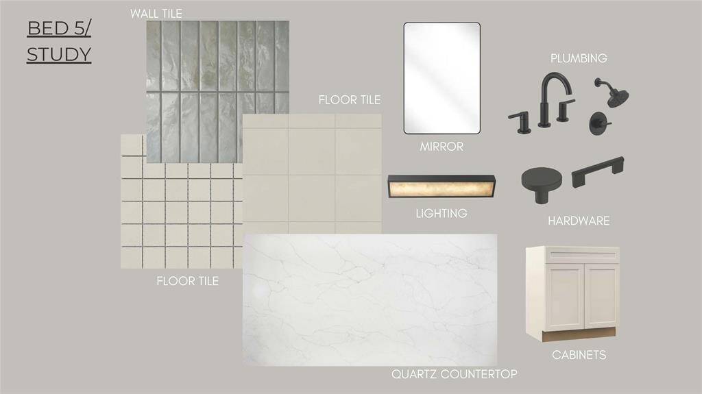 Bath 5/Study *Finishes are subject to change*