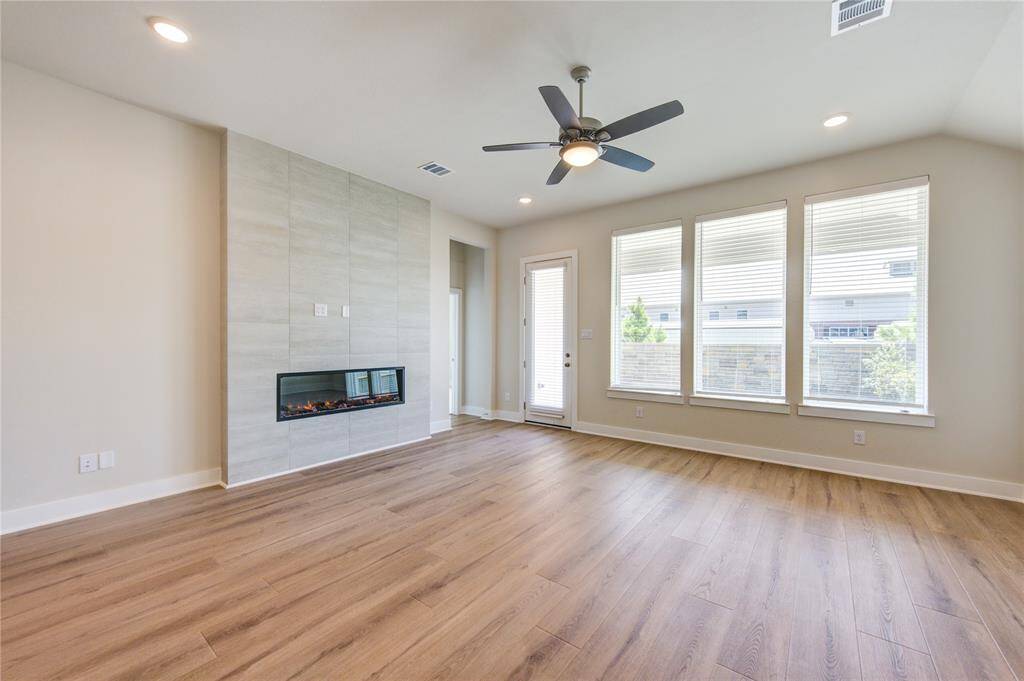 Beautiful windows out to the back porch.