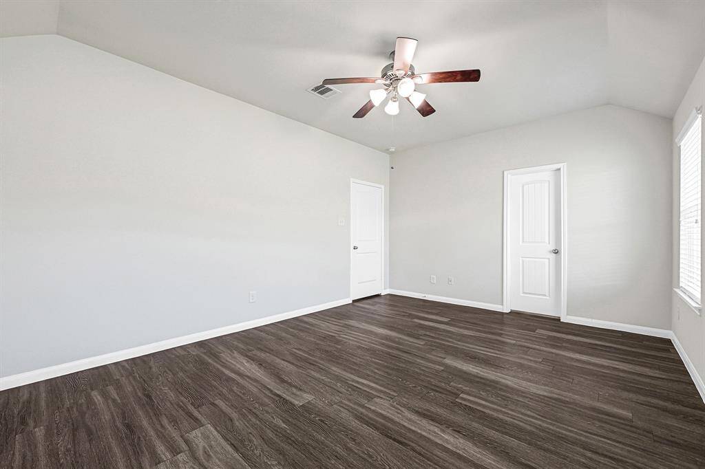 Primary bedroom virtually staged