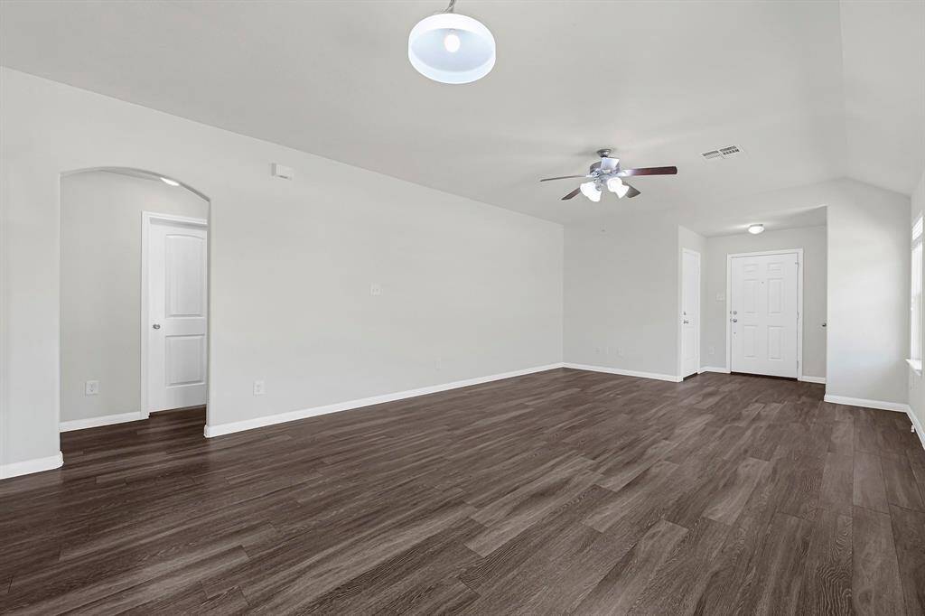 Staged living dining combo that provides a little separation