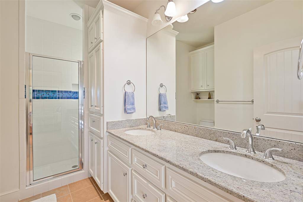 Primary bath with shower only