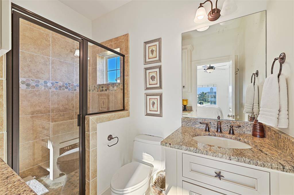 Ensuite bath with shower only