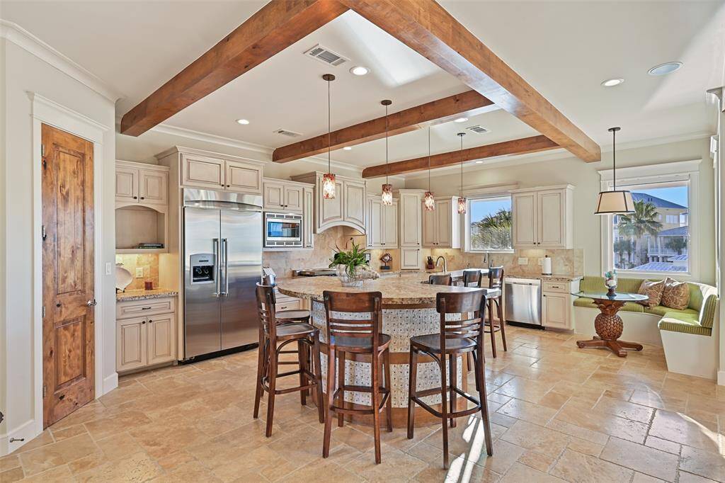 Spacious kitchen designed for entertaining