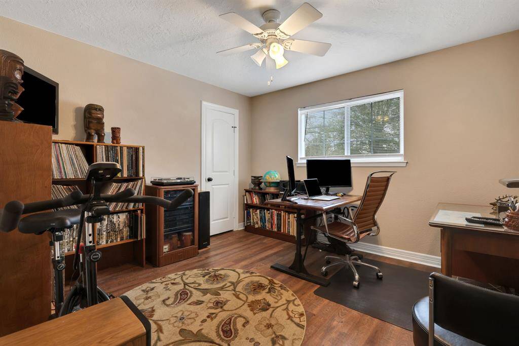 Bedroom upstairs used as an office 12X13