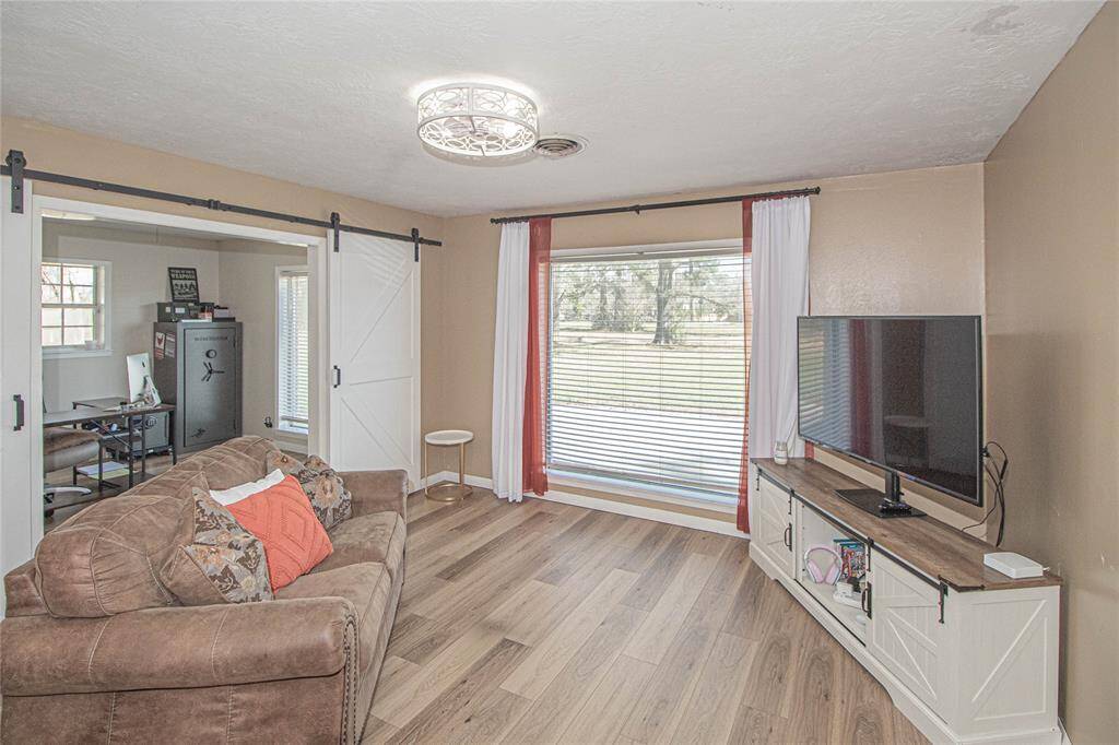 Family Room with view to home office