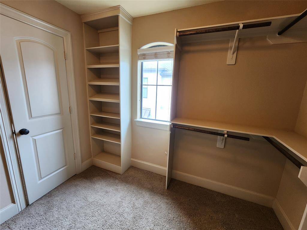 Walk- in closet for Primary bedroom